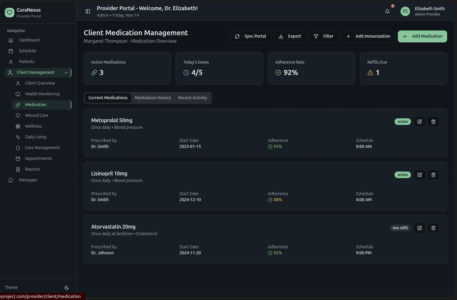 CuraNexus Medications