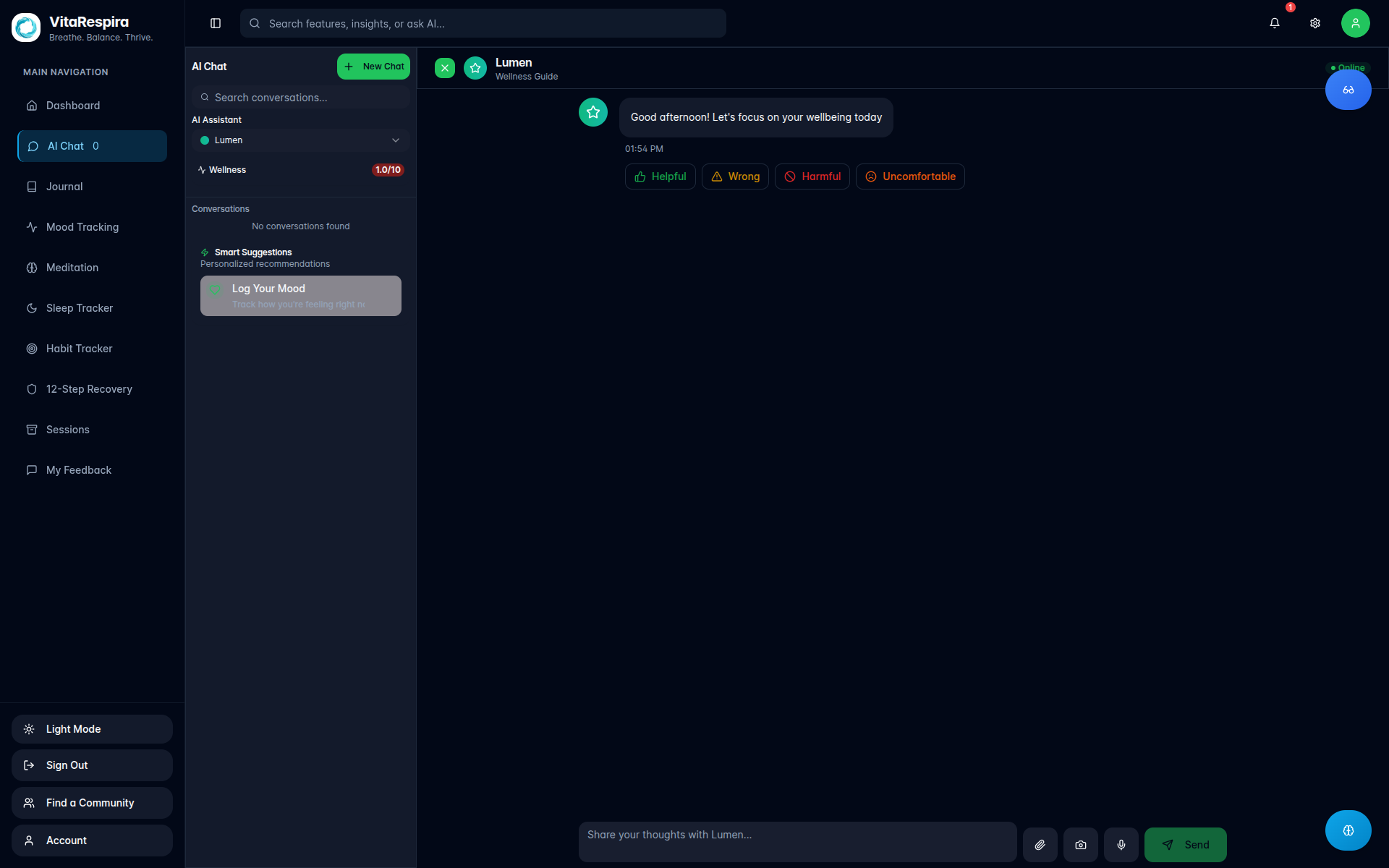 VitaRespira AI Assistant